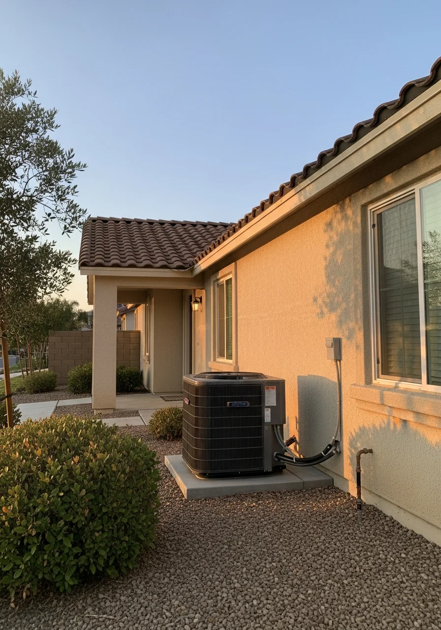 Close-up of a Menifee home exterior showing quality construction details and local architectural style.